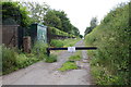 Track from B5299 alongside Carlisle Crematorium