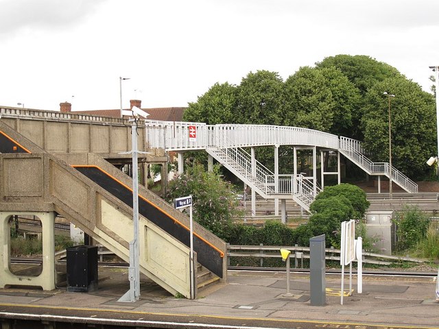 Millbrook station footbridge