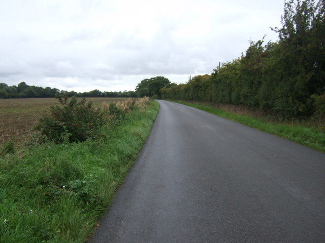 Minor road towards By The Crossways