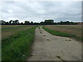 Farm track off Heywood Road