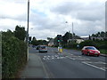 Traffic lights on the A1066
