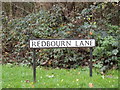 Redbourn Lane sign