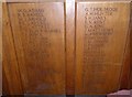 St John the Evangelist, Sandown: names of the fallen