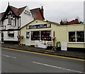 Unusual mix of businesses in a Ludlow shop