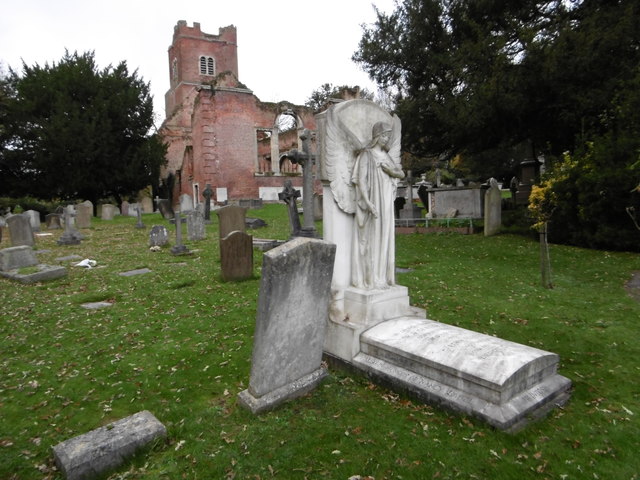 Old Stanmore Church and the grave of W.S. Gilbert