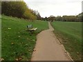 Newcastle-under-Lyme: path in Lyme Valley Park