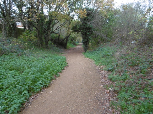 The trackbed of the former Harrow & Stanmore Railway