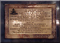 Holy Trinity, Northwood - Wall Monument WWI