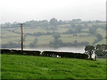 J3050 : View across pasture land to Begny Lake by Eric Jones