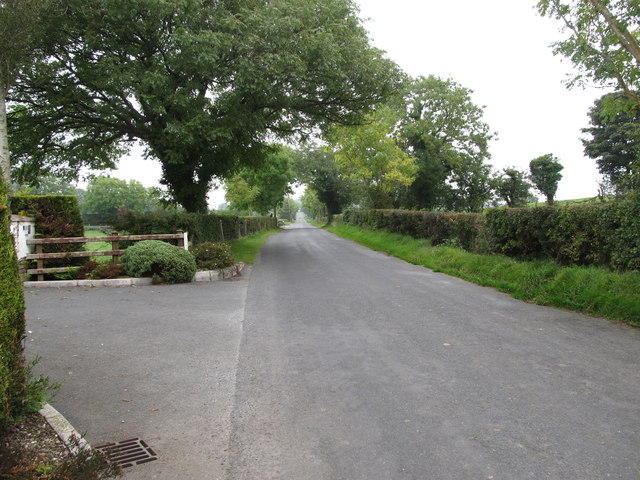 View due east along Begny Hill Road
