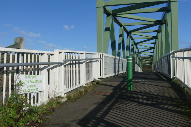 Footbridge over the M1