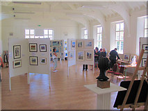 SP9209 : The Bucks Open Studios Exhibition in Hastoe Village Hall by Chris Reynolds