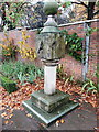 Sundial in the walled garden, Clifton Park, Rotherham