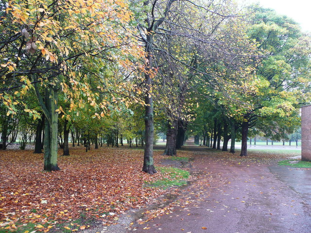 Path in Clifton Park, Rotherham
