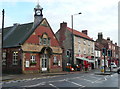 Library and shops, Castle Gate, Tickhill