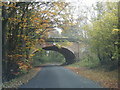 Mill Lane passing under the East Coast Main Line