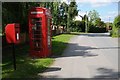 Telephone box and postbox