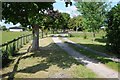 Footpath and drive to Pidgemoor Farm