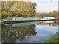 Somersall, narrowboat on permanent mooring, Hayes