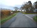 Road junction on Back Lane