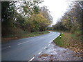 A bend in the B6271 towards Richmond 