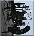 Sign for the Black Lion, Richmond