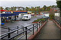 Walkway to the Brookwood Sainsbury store