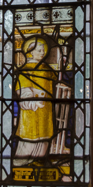 Stained glass window,  St Lawrence's church, Skellingthorpe