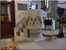 SP5822 : St Edburg, Bicester: pulpit by Basher Eyre