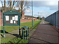 Path to Gibbons Recreation Ground