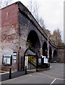 Shifnal railway station entrance gate