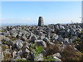 Carmel Triangulation Pillar atop a Cairn of stones