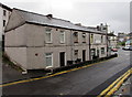 Buildings set below road level, East Street, Baneswell, Newport