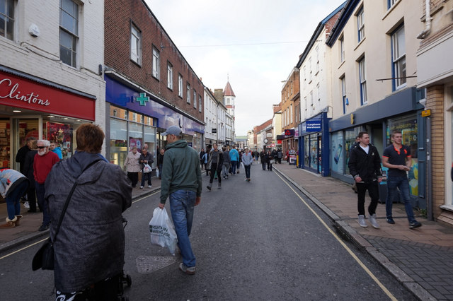 The High Street, Barnstaple © Ian S cc-by-sa/2.0 :: Geograph Britain ...