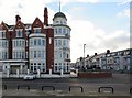 NZ3572 : Rex Hotel & South Parade, Whitley Bay by Andrew Curtis
