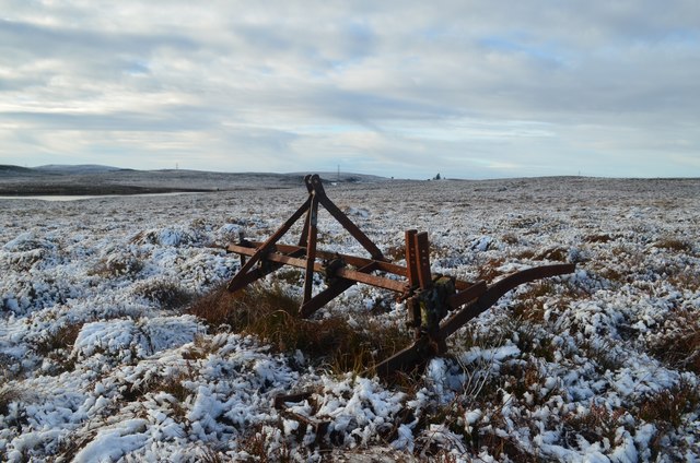 Abandoned Plough near Loch Salachaidh