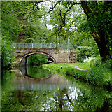 SO8580 : Caunsall Bridge east of Caunsall, Worcestershire by Roger  D Kidd