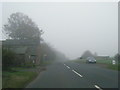 A686 westbound nears Milestone House