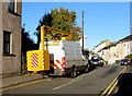 Highway maintenance van in York Place, Newport