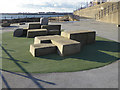 Climbing blocks on the Headland Promenade