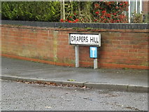 TM2374 : Drapers Hill sign by Geographer