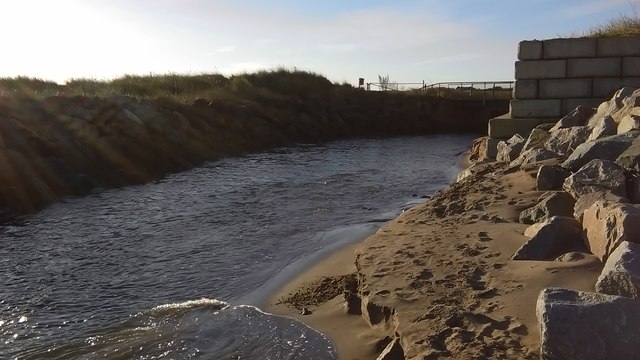 Mouth of Barry Burn