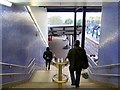 Steps to platform 2, North Shields Metro Station