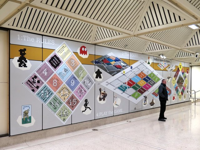 'Board Game for Byker', Byker Metro Station