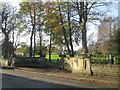 Entrance to Low Hills, off Plover Road, Lindley