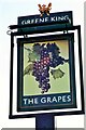 Sign for The Grapes, Histon Road, Cambridge