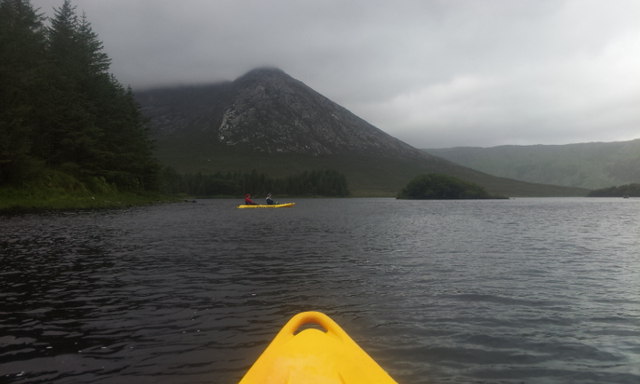 Kayaking on Lough Inagh