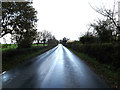 TM2374 : B1117 Laxfield Road, Stradbroke by Geographer