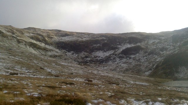 Eastern and northern ridge of Pumlumon Fawr