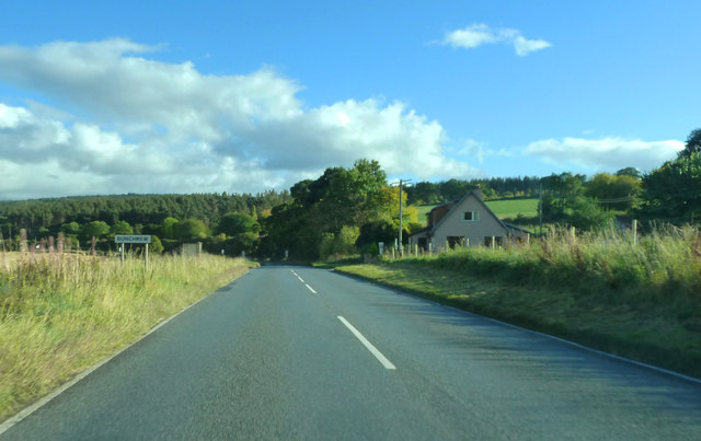 A862 approaching Bunchrew